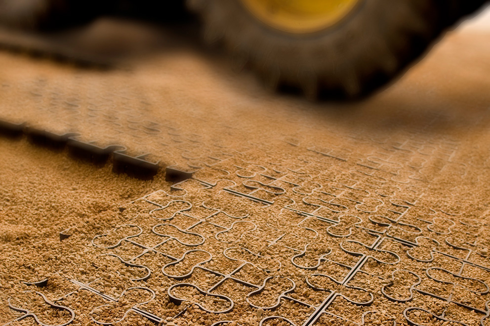 Reinforce Grass Surfaces with Durable Turf Stabilization Mesh