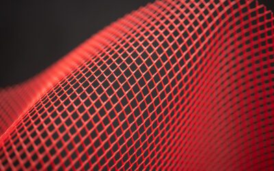 Engineered netting for flow channels for air & liquid